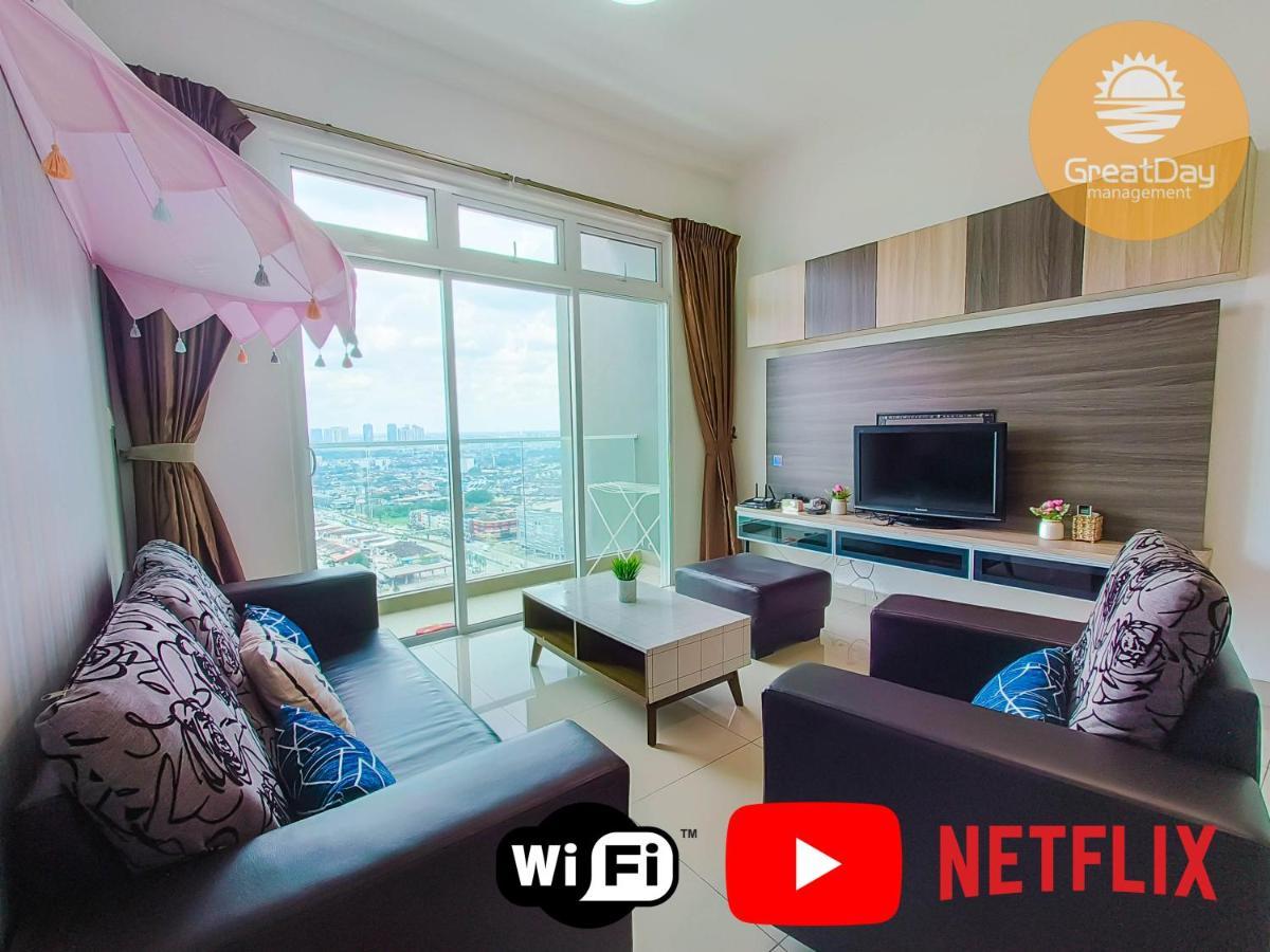 Appartement Twin Galaxy By Greatday à Johor Bahru Extérieur photo