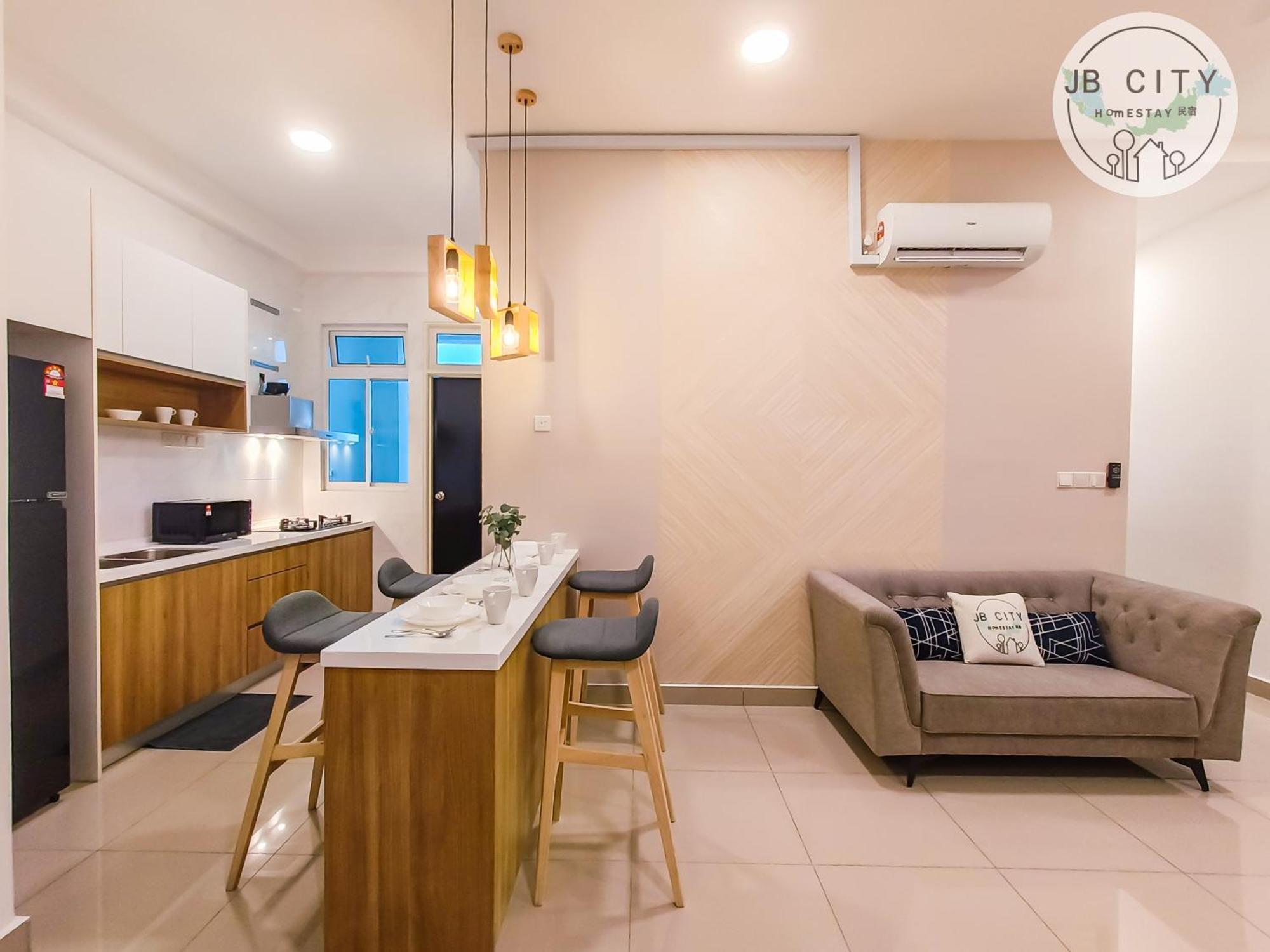 Appartement Twin Galaxy By Greatday à Johor Bahru Extérieur photo