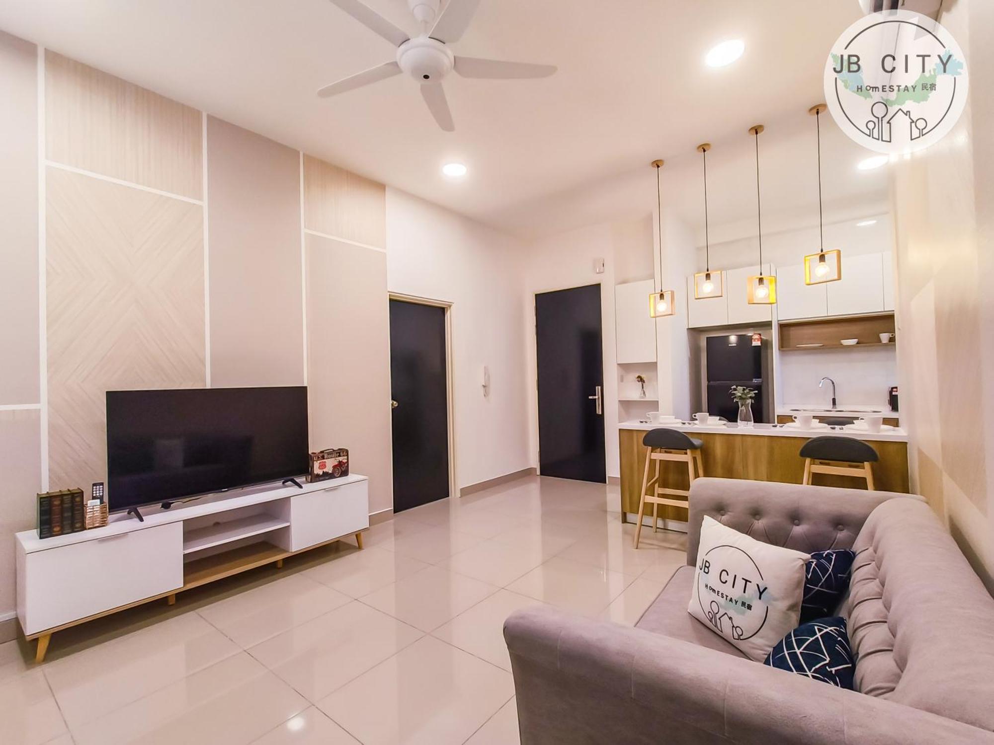Appartement Twin Galaxy By Greatday à Johor Bahru Extérieur photo