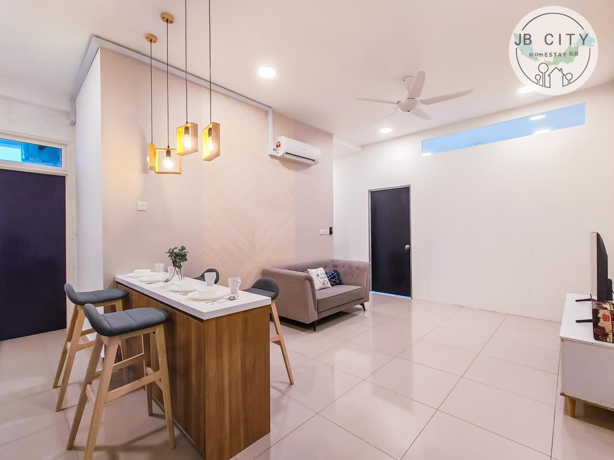 Appartement Twin Galaxy By Greatday à Johor Bahru Extérieur photo